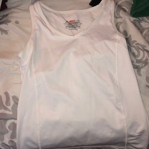 white work out tank